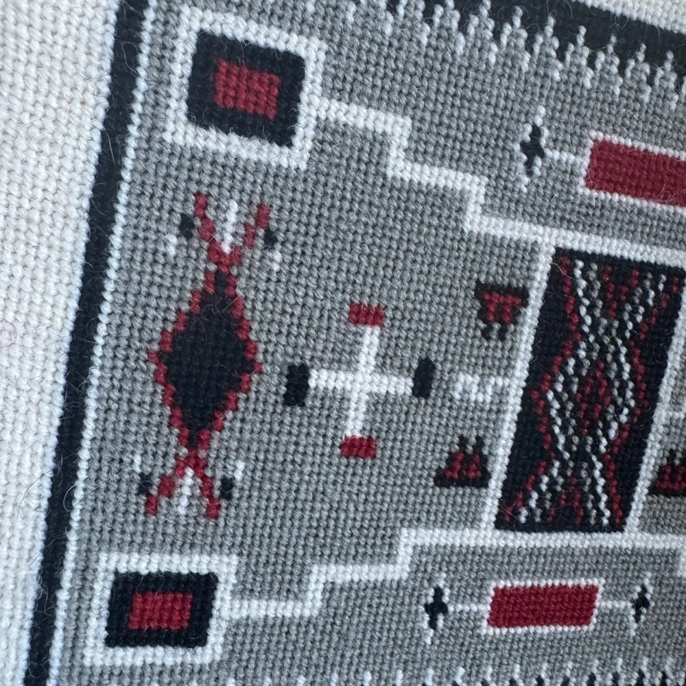 Navajo Aztec southwestern cross stitch picture
